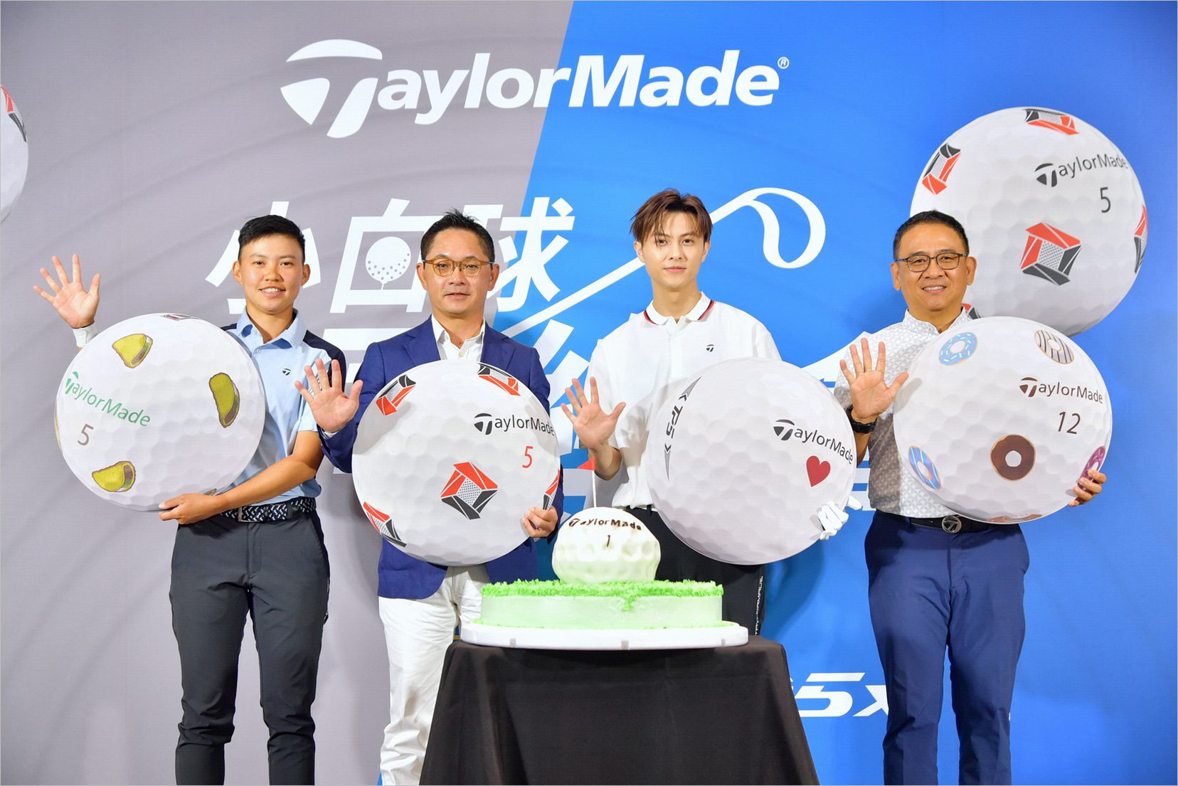 影劇男神邱勝翊攜手「新科冠軍」陳萱 共同揭幕TaylorMade最新高爾夫球秘技
