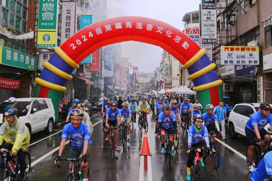 2024苗栗鐵馬進香文化活動 新科市長余文忠首度領騎全新祈福
