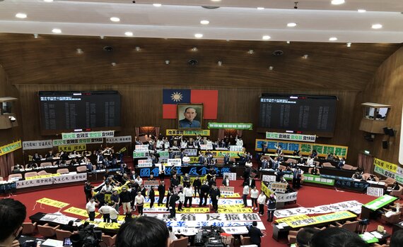 國會WHA視導團現身議場  朝野立委拍手打氣