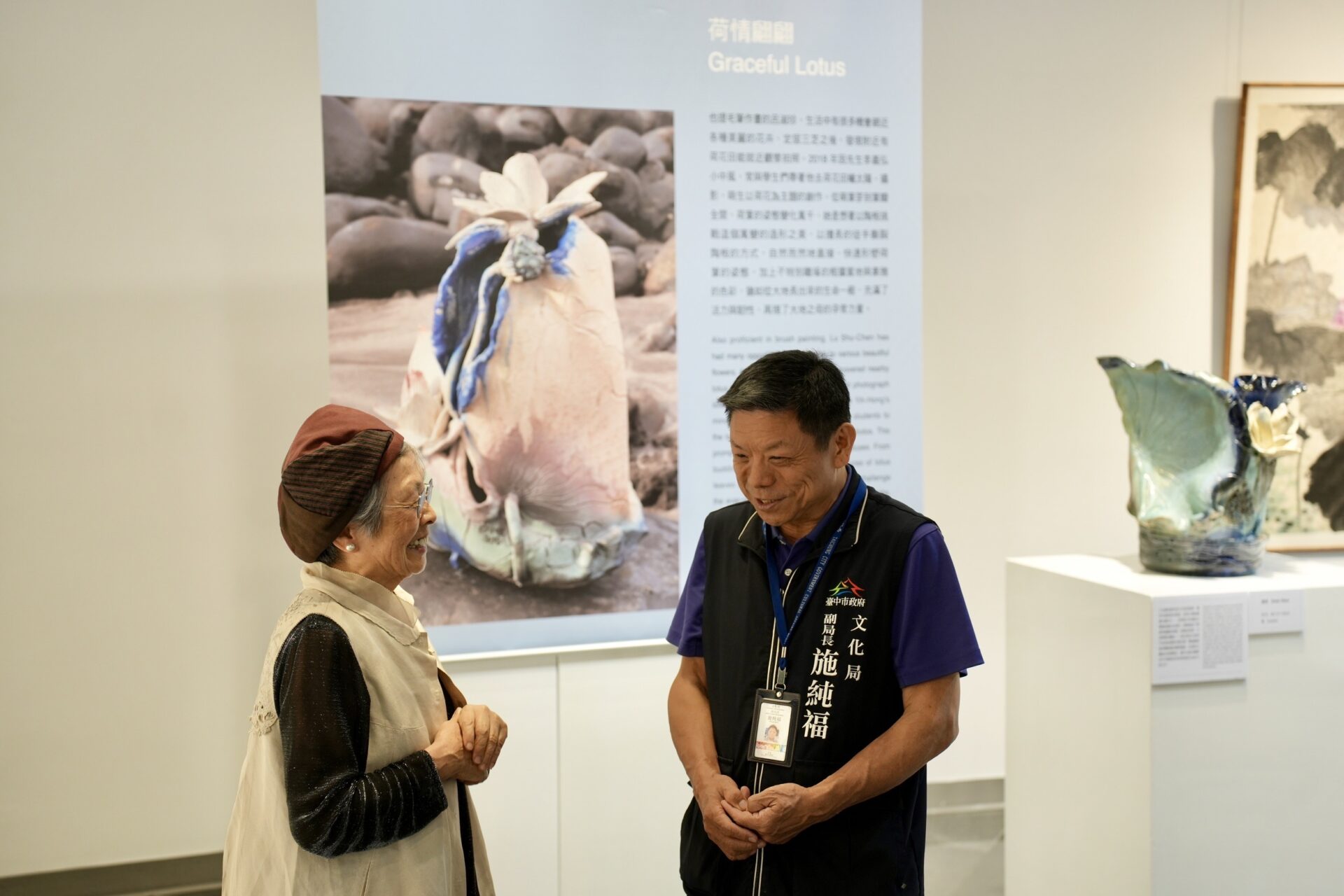 「陶」出生命力　呂淑珍「珍愛四十」陶塑展中市太平屯藝登場