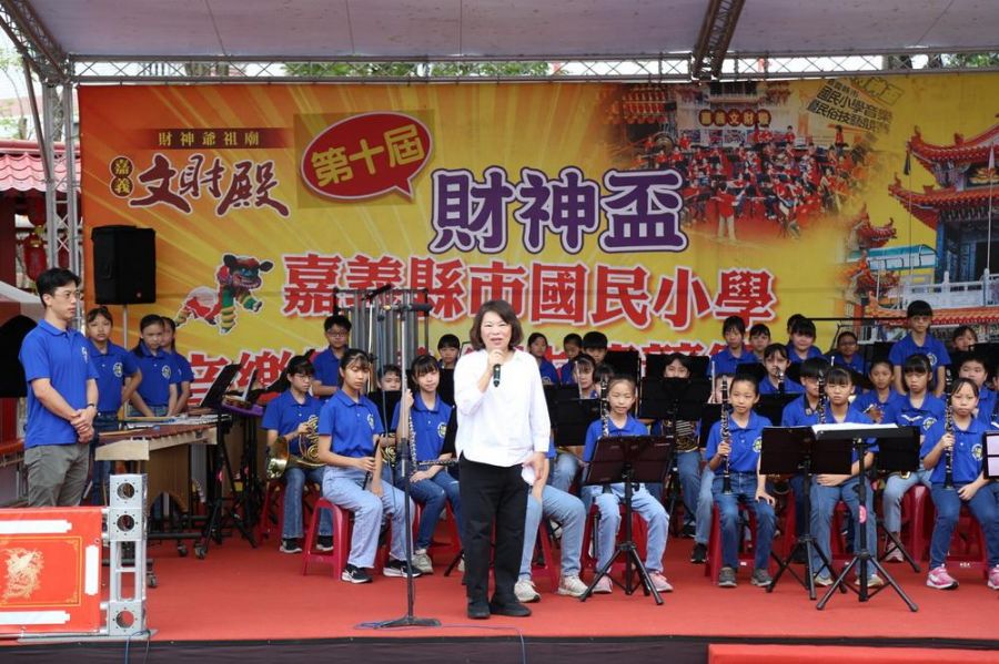 嘉義文財殿第十屆財神盃音樂暨技藝競賽 激發孩子多元才藝