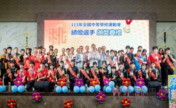 全中運桃園成績亮眼 市府頒獎給傑出選手盼繼續為桃園爭光