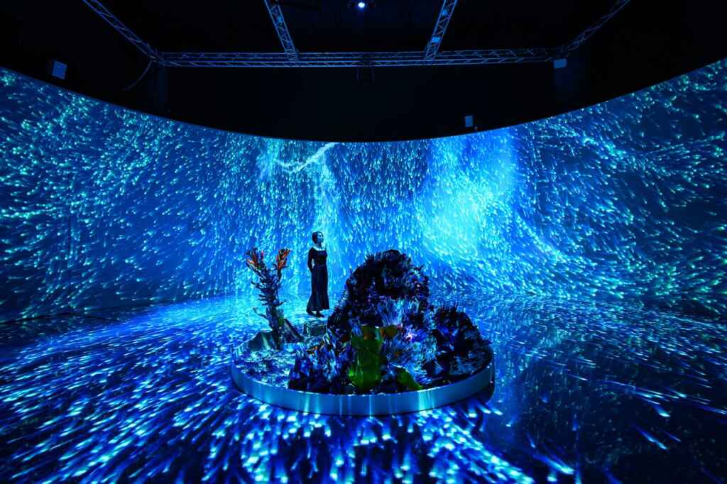 ▲「海」展覽現場。(國立臺灣美術館提供/攝影:ANPIS FOTO 王世邦)