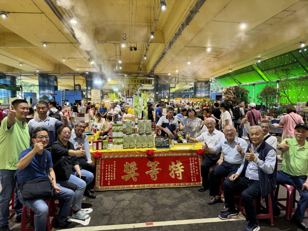 春季包種茶比賽得獎茶展售現場