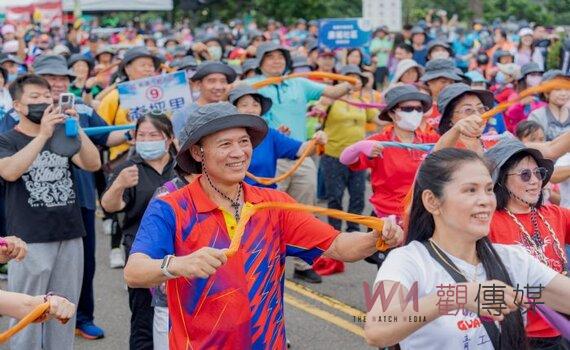 欣賞桃園美麗的珍珠海岸風光 觀音舉辦健康齊步走節能減碳宣導活動