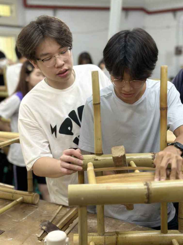 ▲工藝中心跨界與教育系統連結合作，期待在工藝師與學校教師的合作下，共創符合各校特色需求的工藝教案，開啟學生們多元學習的新體驗。（工藝中心提供）