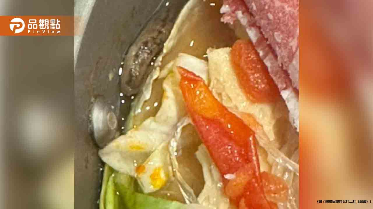 驚!火鍋店鍋邊驚見活蛞蝓扭動 網友臉綠:食安淪為蛞蝓認證