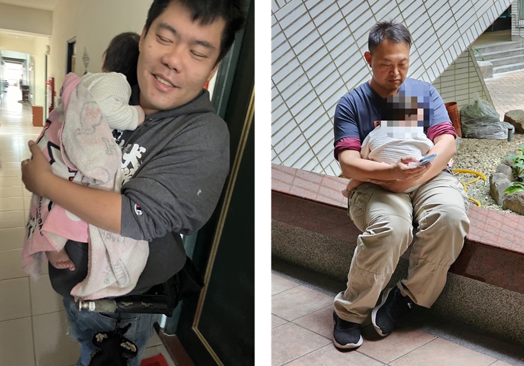 ▲圖說:女嬰雙親因販毒遭警方逮捕,中市刑大警員悉心照顧女嬰十二小時 (圖/台中市政府提供)