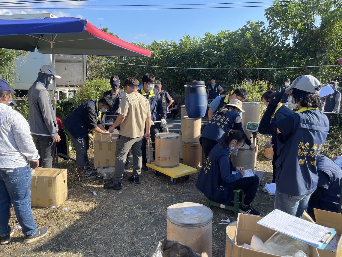 檢警與 屏東縣動物防疫所合作，再度破獲動物用偽禁藥