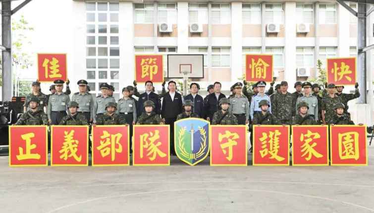 ▲賴清德總統感謝國軍堅守崗位，守護國家安全，展現專業及高昂士氣，並肯定花蓮地震後的救災貢獻。（記者張玉泰攝）