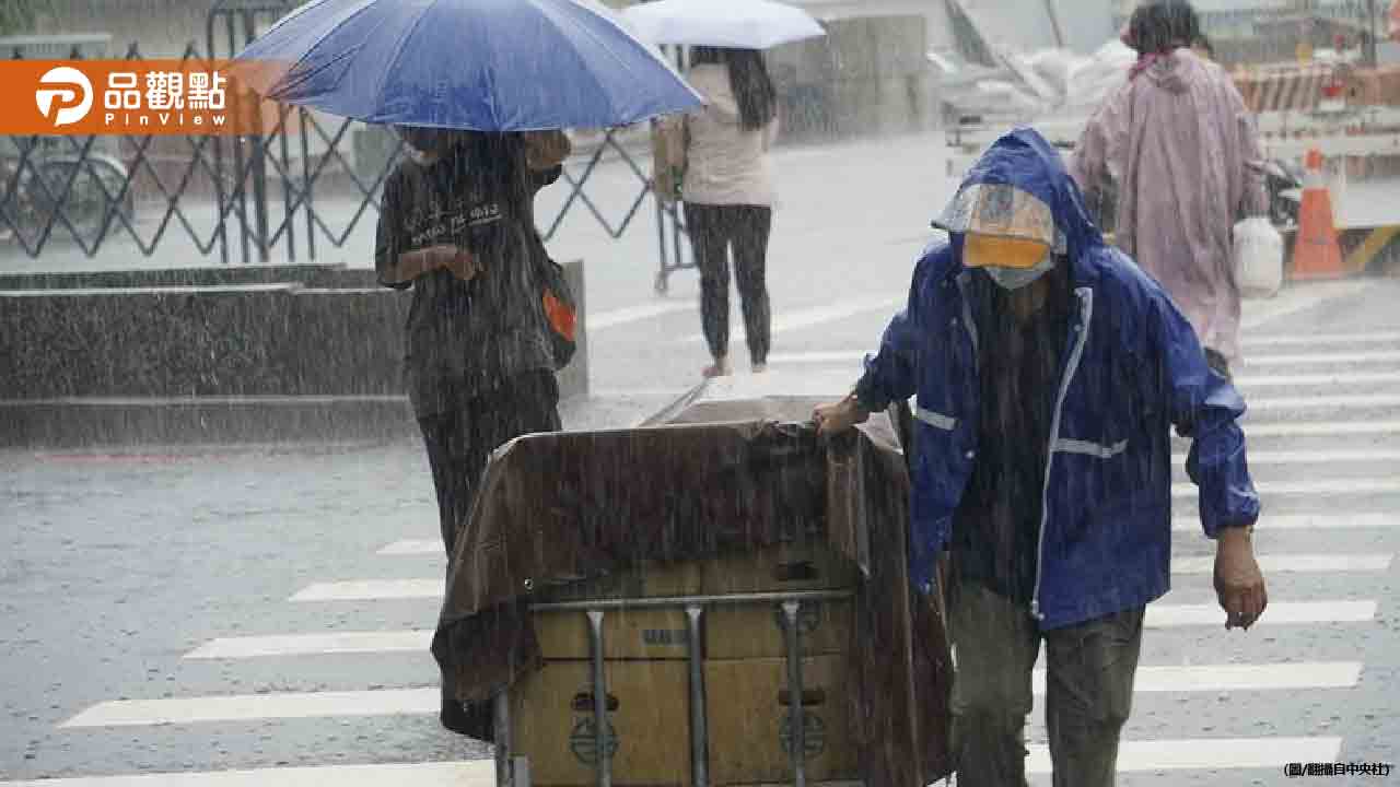 鋒面發威全台豪雨成災 各地積水嚴重民眾出行需留意