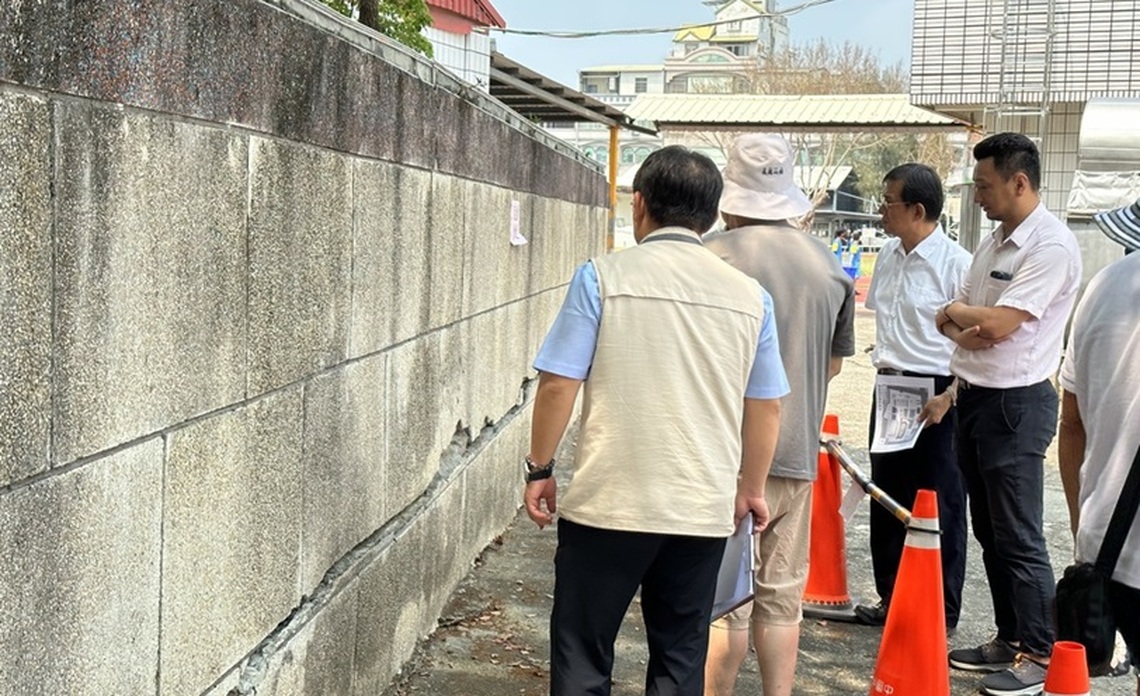 花蓮震災復台南公設受損重建須2億元爭取中央補助