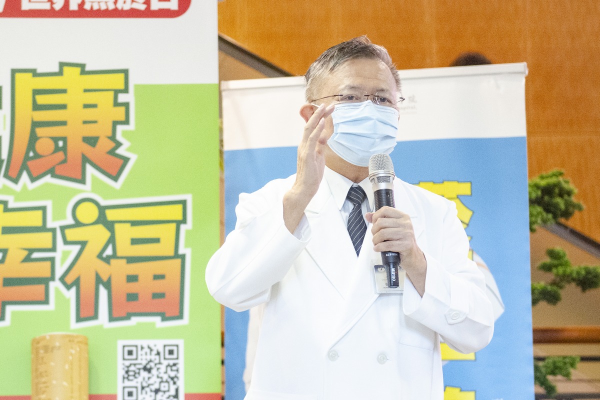 徐榮源副院長指出,台北慈濟醫院長期致力菸害防制。