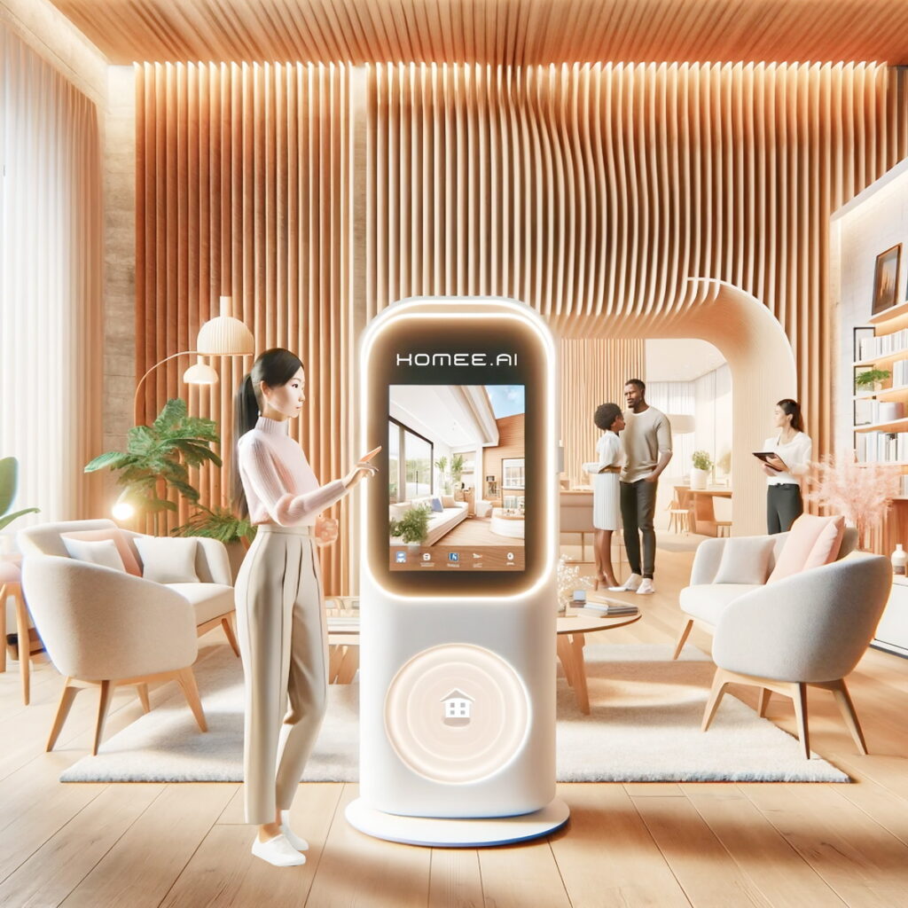 HOMEE AI 未來將推出 AI KIOSK 於實驗店,消費者可透過對話,獲客製化空間設計與家具推薦