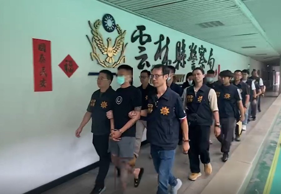明仁會插旗雲林 檢警掃蕩逮31人起獲長短槍與大麻1公斤 256 cnews204240529a07
