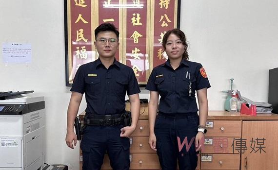 老翁機車故障迷路心急如焚 獲臺西警熱心護送平安返家