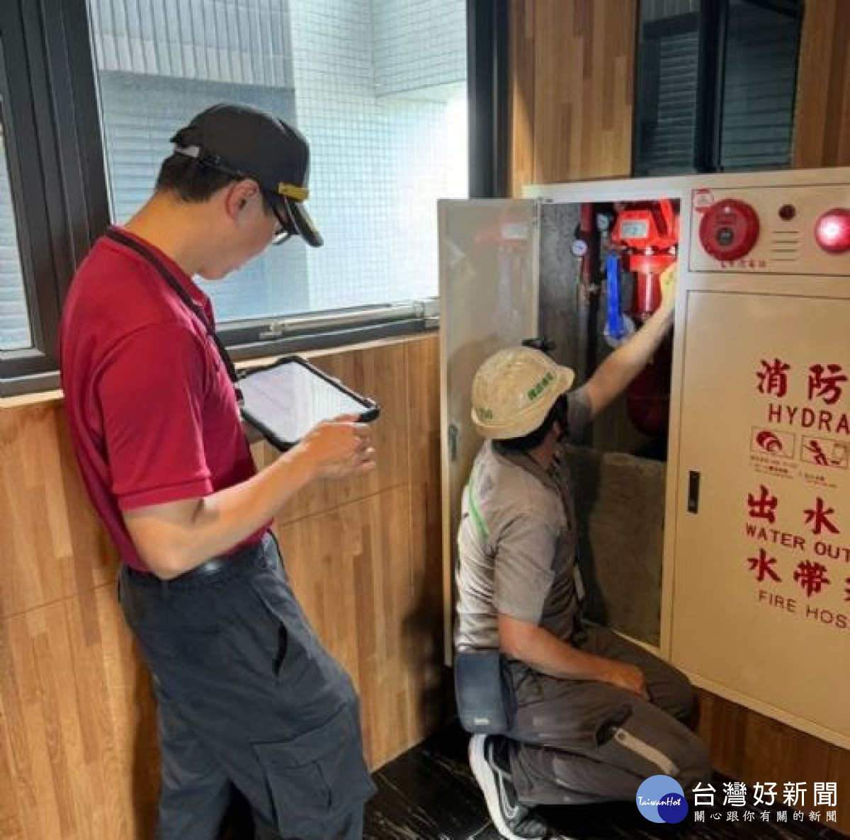 桃園高層建物聯合稽查,守護社區公共安全。