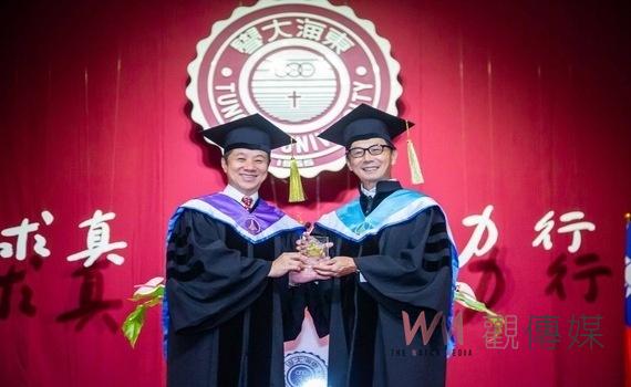 東海畢典 富邦董事長蔡明忠鼓勵年輕人勿忘初衷 人生最重要的寶藏就是真誠與同理心