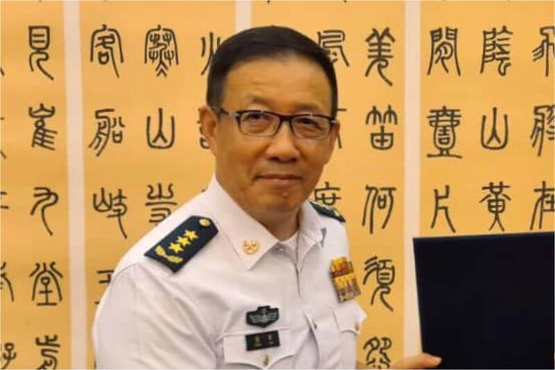 中國國防部長董軍在香格里拉對話發表全球安全演說,內容卻恫嚇「分裂台灣必將粉身碎骨」。翻攝Republic of Singapore Navy臉書