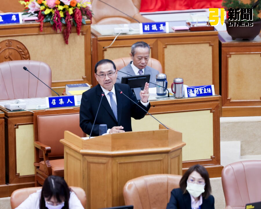 圖/侯友宜認為,接班人選最重要的條件是具備市政專業,把新北市政的格局拉到國際!(記者陳志仁攝,2024.06.03)
