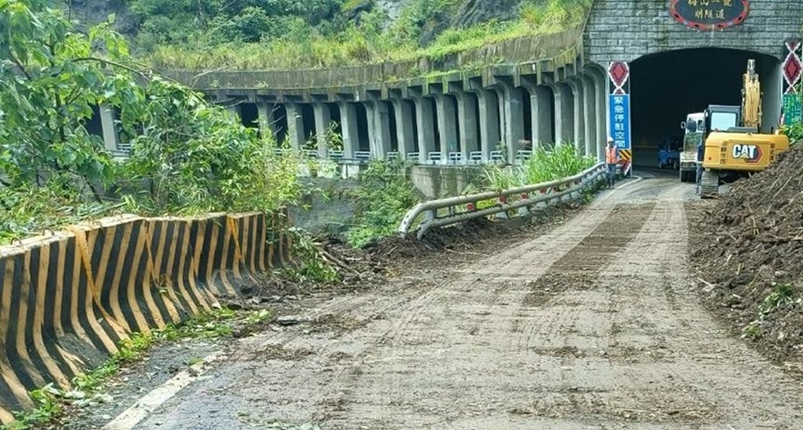 南橫公路梅山口路段恢復正常通行