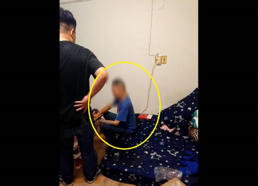 國道警查涉毒鴛鴦 跳樓躲警卡半空警消救人 238 cnews204240603a14