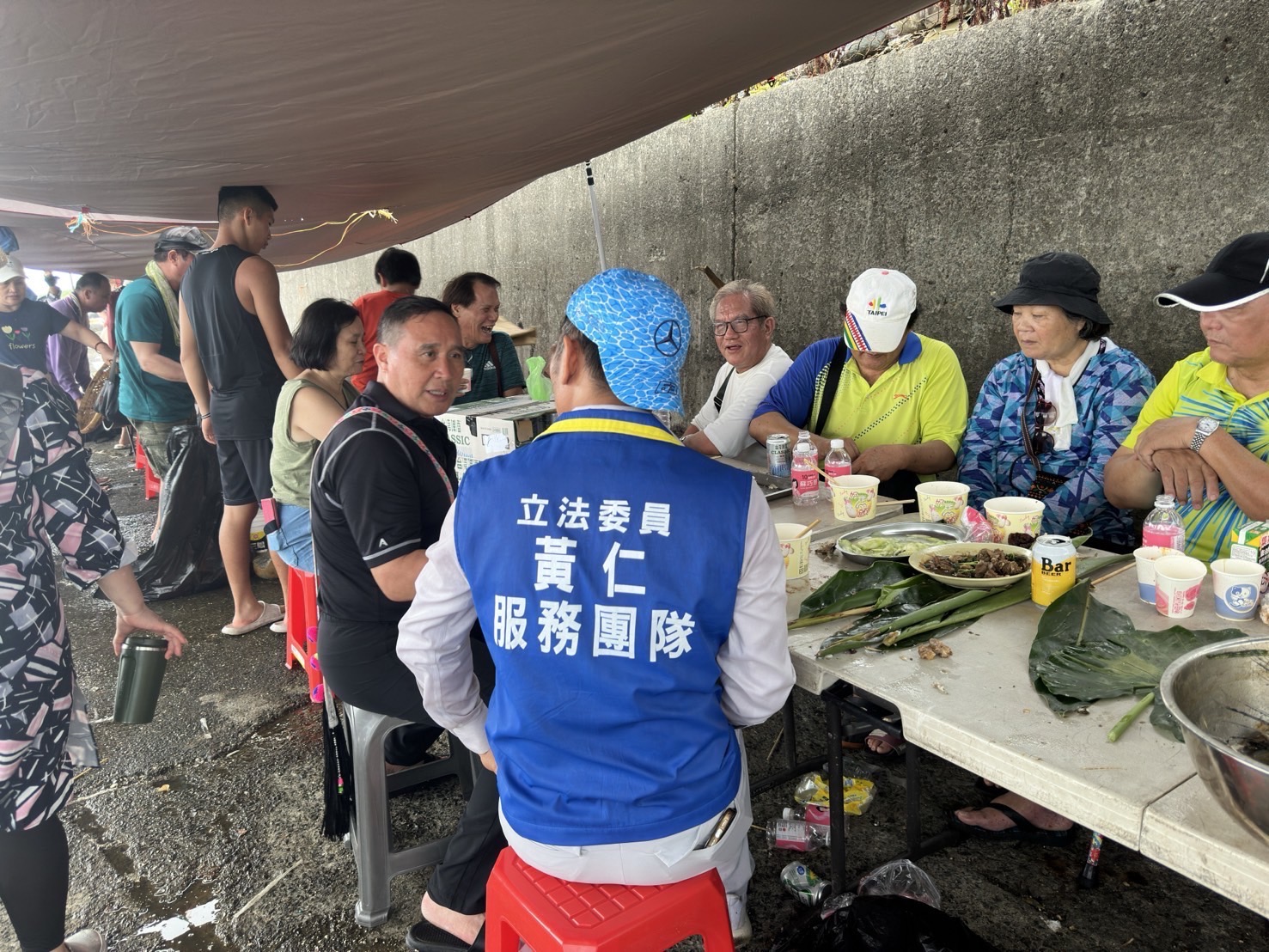 國民黨平地原住民立委黃仁非常支持各項傳統活動。(圖/旅北都蘭同鄉會提供)