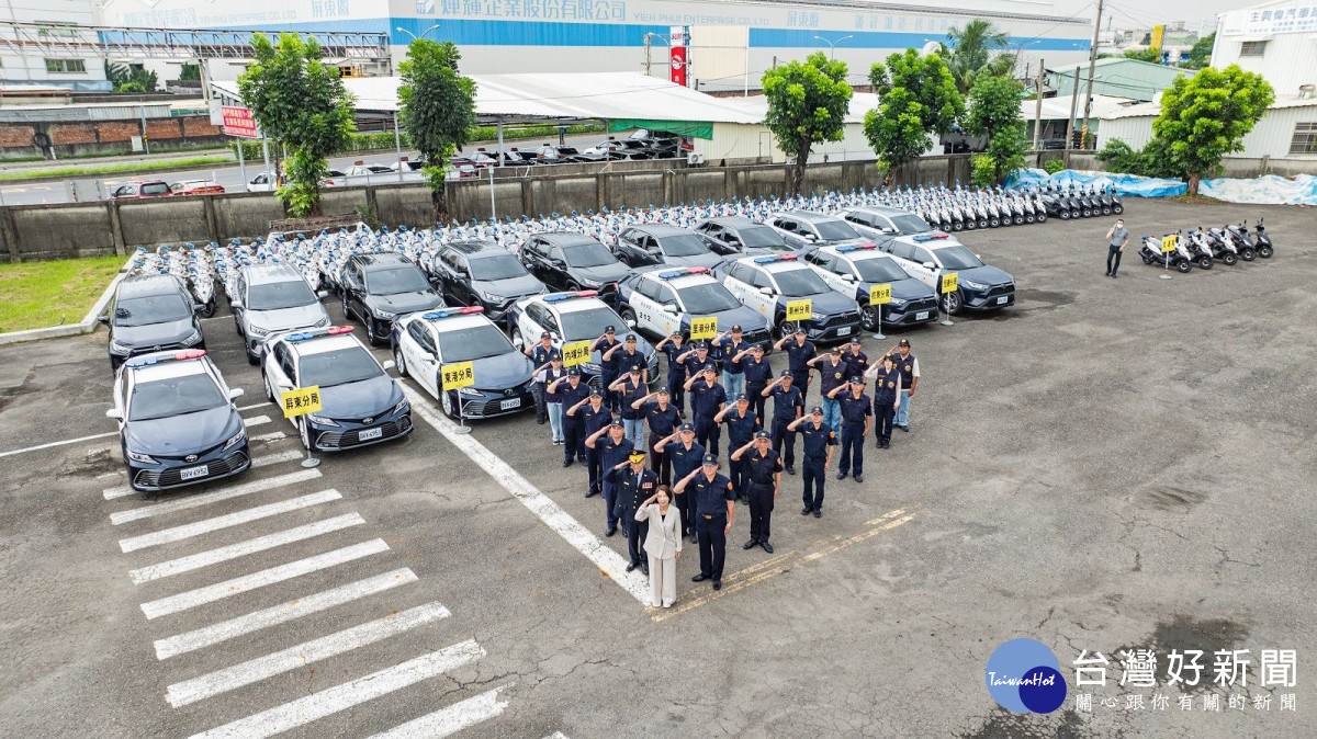 屏縣府新購188輛警用車　為屏縣治安增添戰力