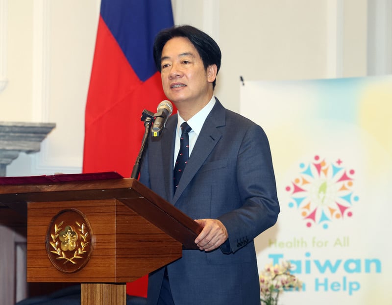 賴清德4日表示,唯有民主自由才能真正保護人民。中央社