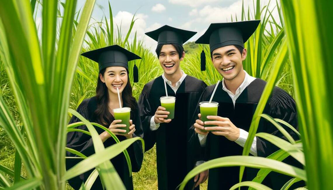 屏東新手搖飲品 新鮮翠綠甘蔗汁