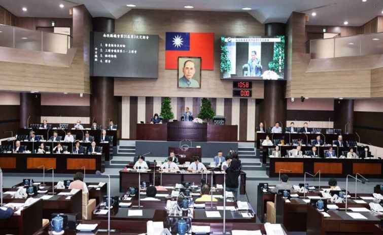 ▲南投縣議會第20屆第3次定期會4日圓滿閉幕。（記者張玉泰翻攝）