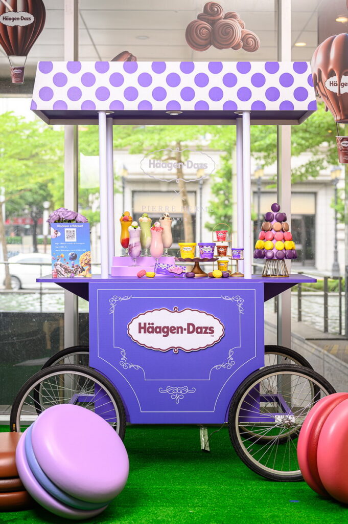 於Häagen-Dazs美麗華旗艦店打造拍照情境區,如同漫步於法式街頭,感受身歷其境的空間美學_2
