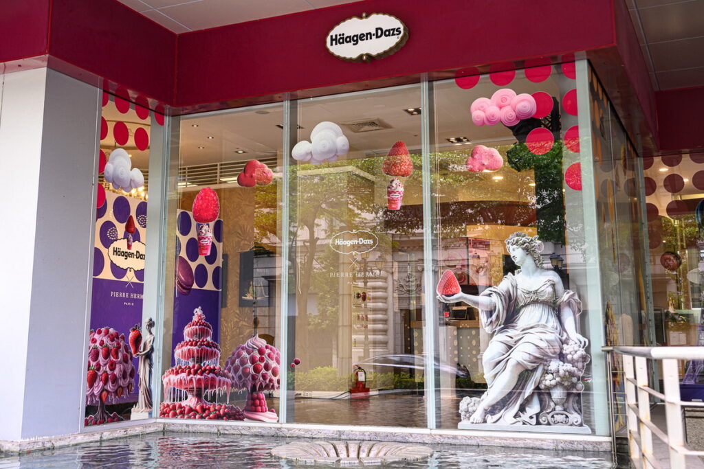 將「法式驚艷AR濾鏡」躍入現實改裝Häagen-Dazs美麗華旗艦店,提供消費者多元沉浸式感官體驗_2