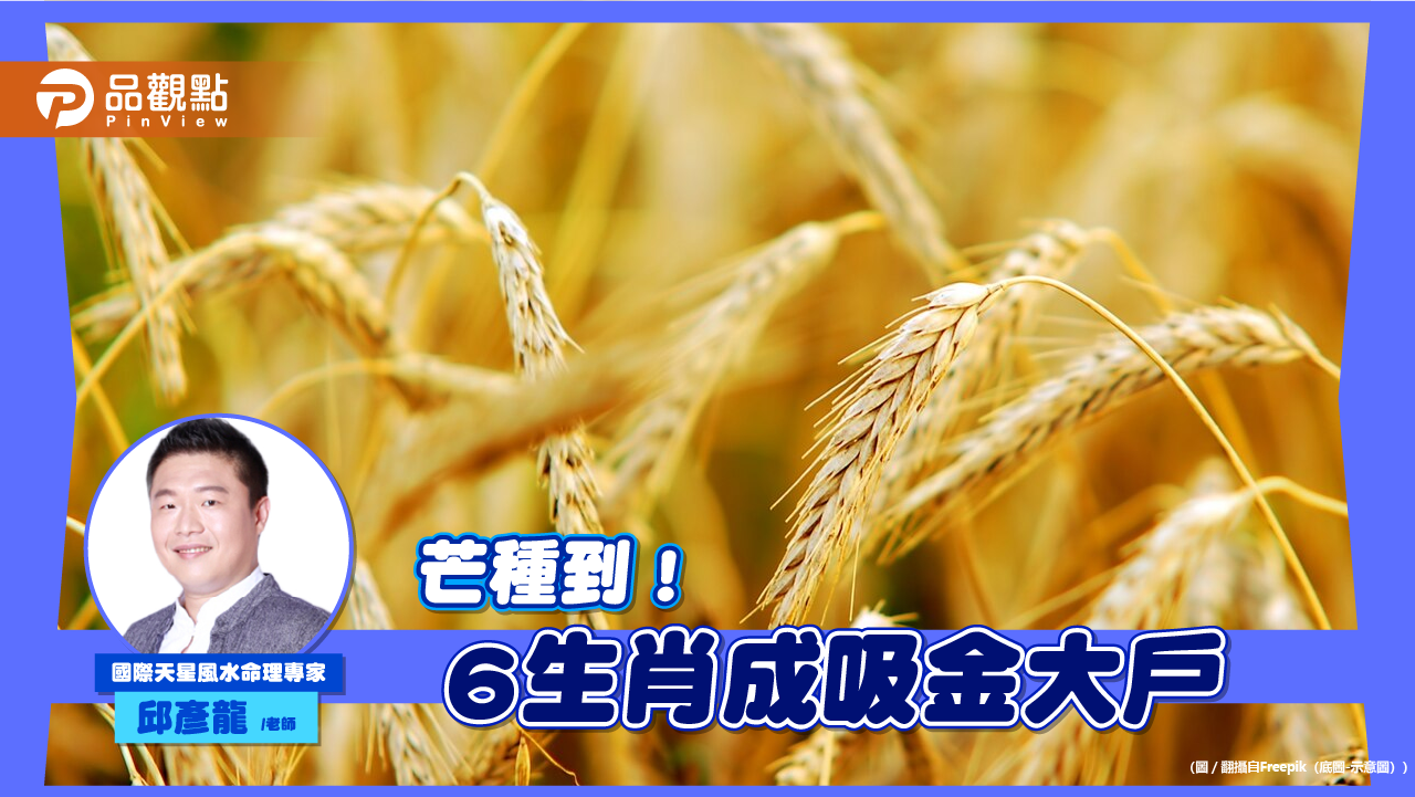 芒種到! 邱彥龍:6生肖財運速成 成吸粉大戶