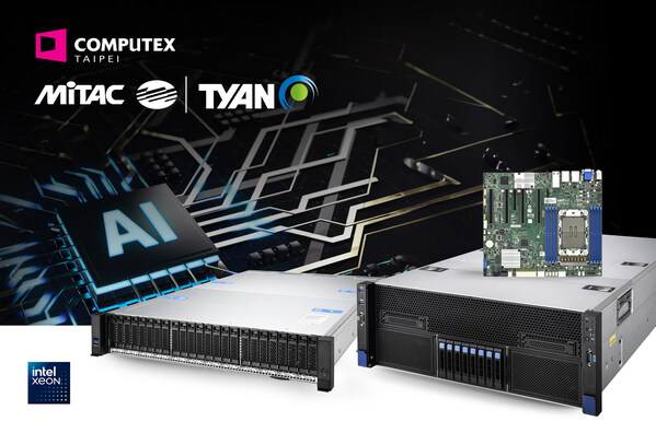 次世代運算:神雲科技與TYAN在COMPUTEX 2024發表基於第六代Intel® Xeon®處理器的伺服器,專為AI、高性能計算、雲端及企業工作負載設計