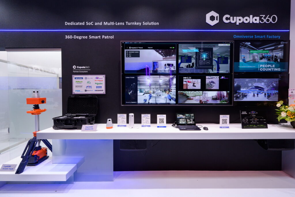 信驊科技Cuploa360全景智慧視覺化遠端管理應用區域