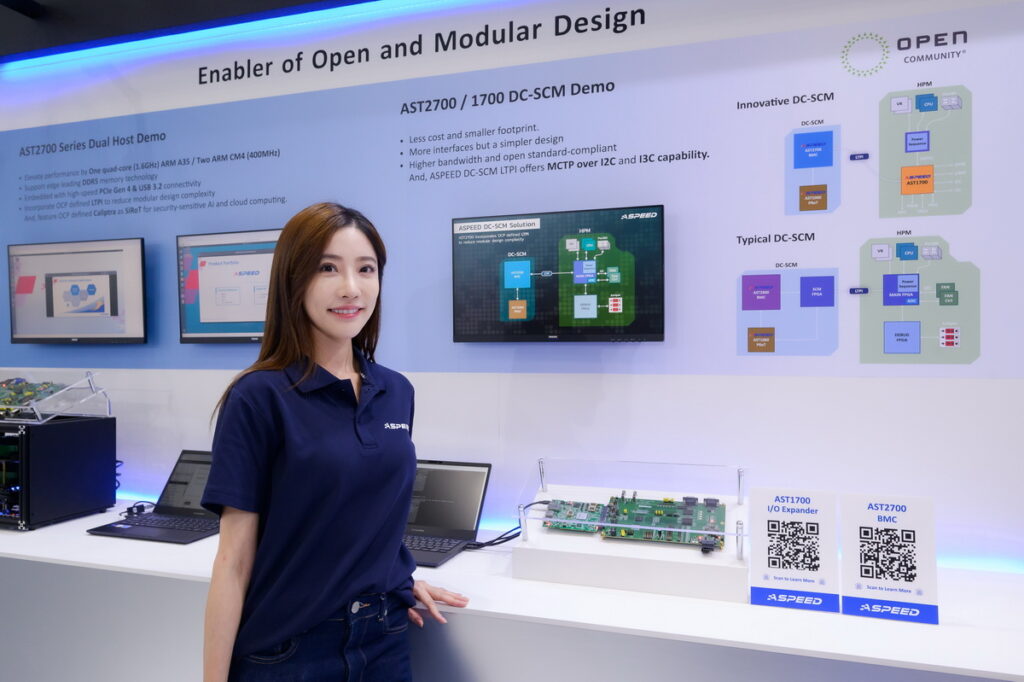 信驊科技展出新一代BMC晶片