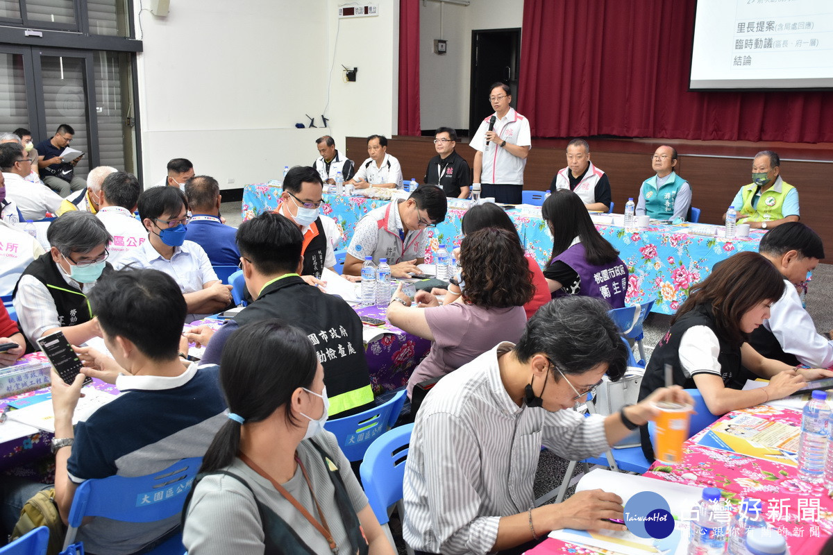 桃園市13區基層座談會。(112年資料圖片)