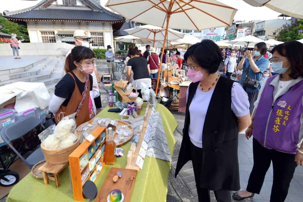 ▲6月份卦山3號主題市集推出「青春市集」,6月15日及16日下午2點至晚間8點,於彰化縣立美術館前廣場活潑登場。(彰化縣文化局提供)