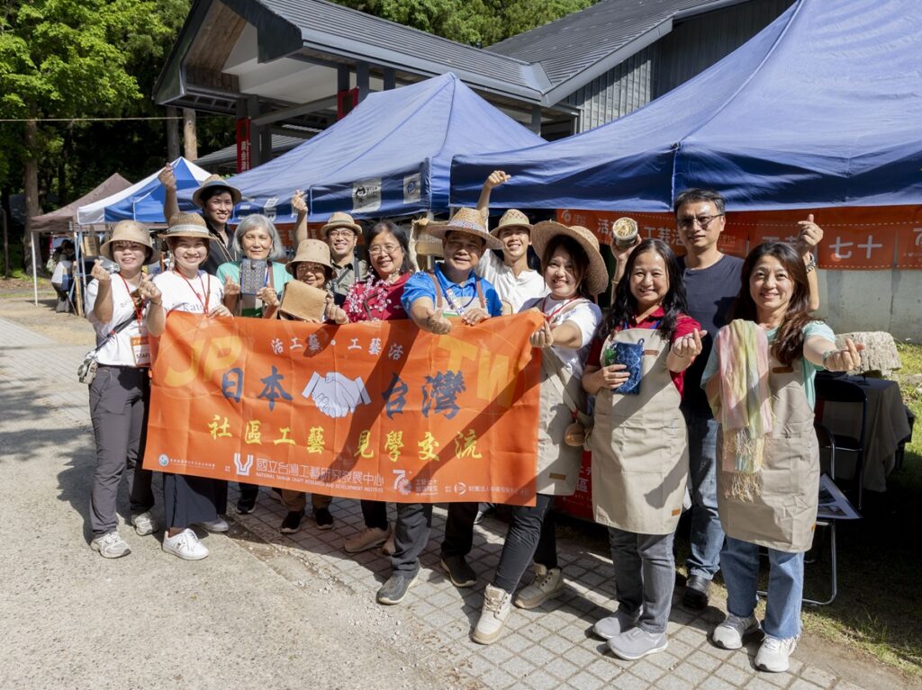 臺灣社區工藝前進日本福島縣故鄉會津工人祭,推廣臺灣工藝特色。(圖/工藝中心提供)
