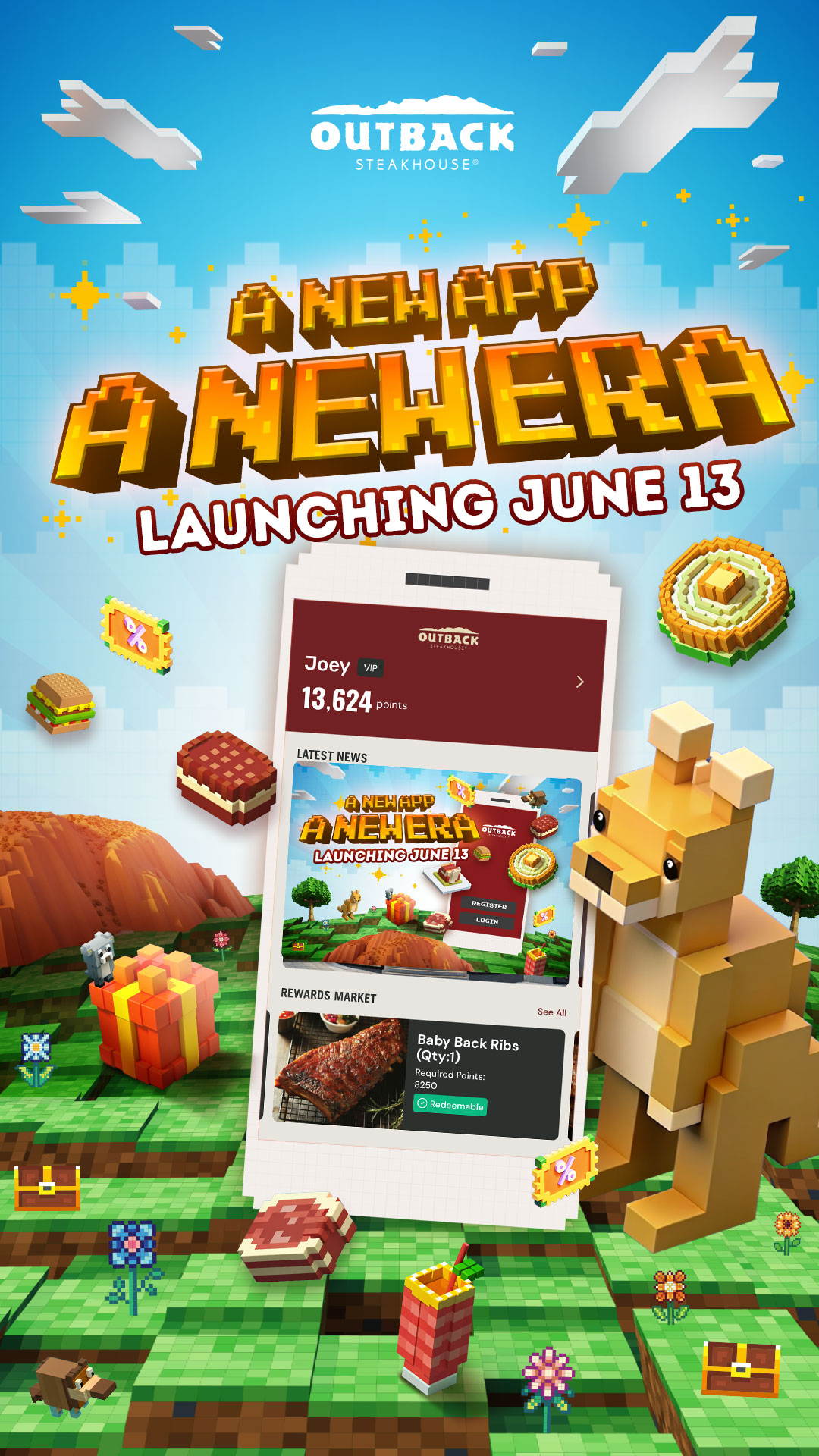 Outback Steakhouse 手機APP全面升級