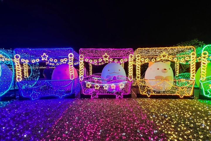 超萌「角落小夥伴」現身鹿港 小鎮光影藝術節亮起來 