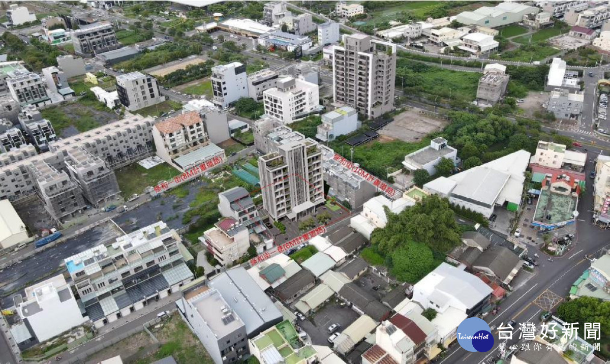 彰化縣第一棟青年住宅員林動土,預計將在114年底竣工(模擬圖)圖/彰化縣政府提供