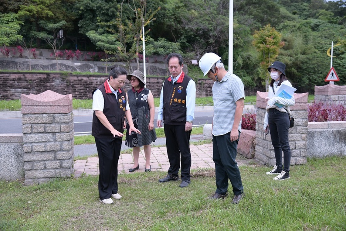 徐榛蔚視察大陳公園 打造安全舒適休憩場域