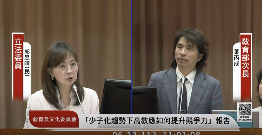 大學、技術學院退場　郭昱晴提兩點：教育部積極輔導改善 221