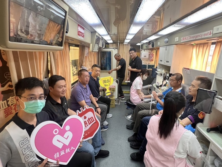 警察節熱血挽袖 雲林縣警合力捐近30萬C.C 262 cnews204240613a10
