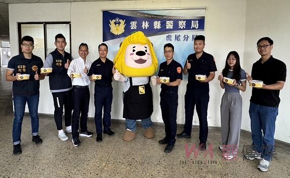 警察節慰勞虎尾所同仁 NU PASTA餐廳總經理化熱血為行動