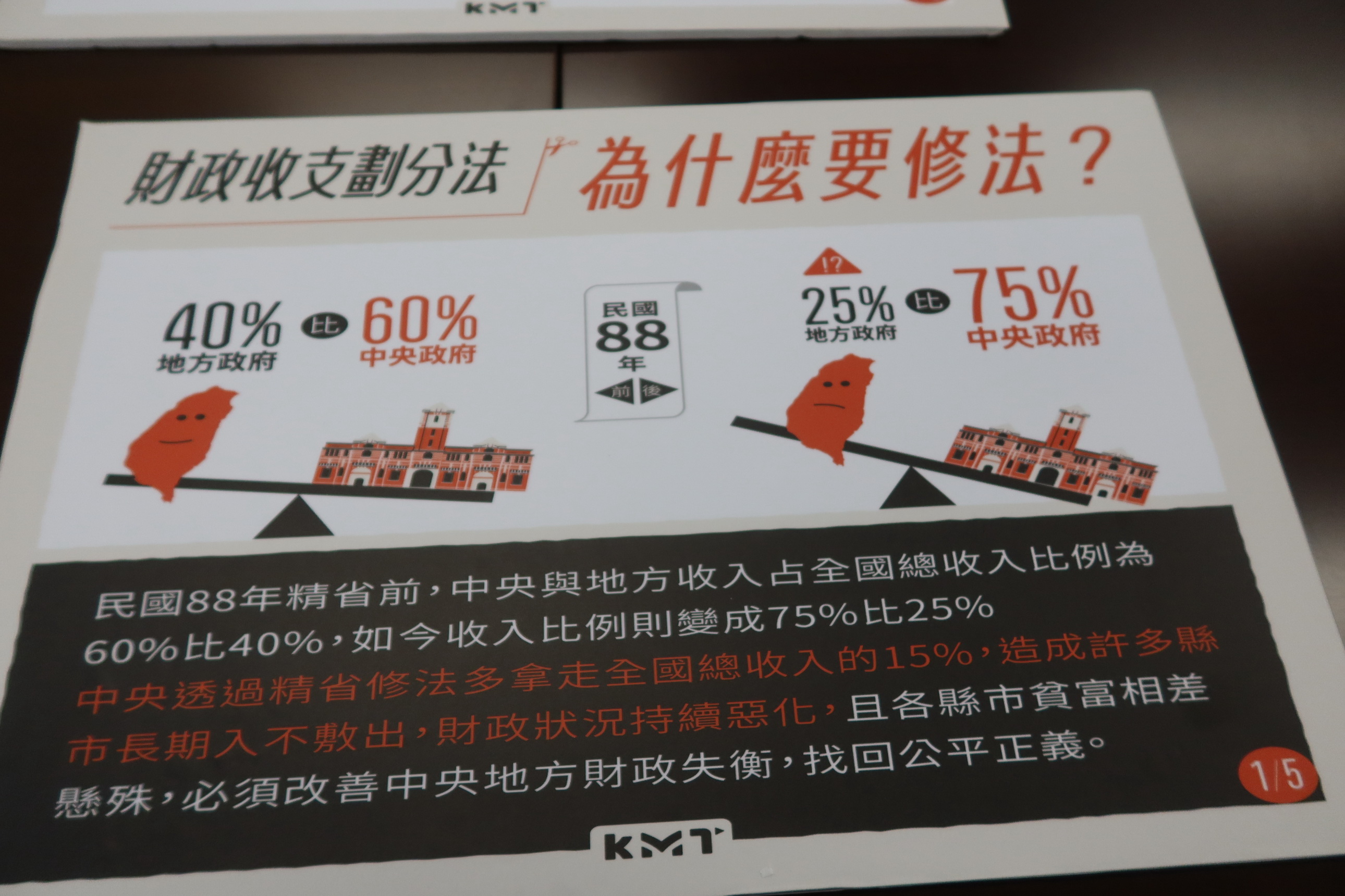 ▲彰化縣議會國民黨黨團召開「找回公平正義－擴大統籌分配款、落實地方自治」說明會，呼籲彰化人支持重新檢討修正的《財政收支劃分法》。（記者張溎壕攝）