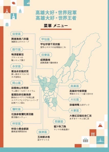 台日觀光高峰論壇菜單解密,直送食材打造「高雄宴」 台日觀光高峰論壇菜單解密,直送食材打造「高雄宴」