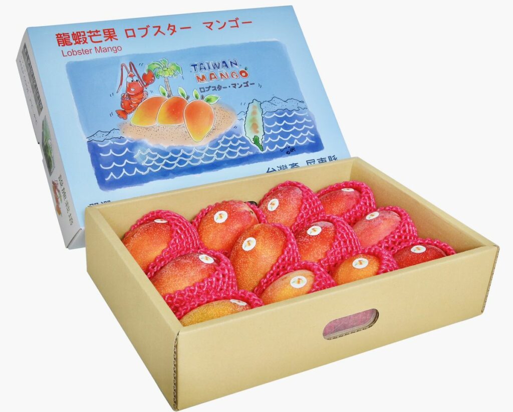 經過五年試驗,龍蝦芒果成功打進日本市場,首度在台上市